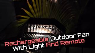 AOPIRCS F038M Portable Rechargeable Camping Fan with Light and Power Bank Review