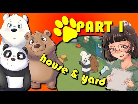 We Bare Bears | Match3 Repairs | (#1) |  Fix and Decorate the House | Decorate the Yard
