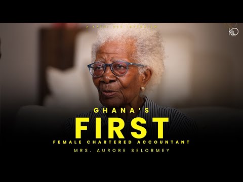 She's 94 & Ghana's First Female Chartered Accountant | Kafui Dey Interviews Mrs. Aurore Selormey