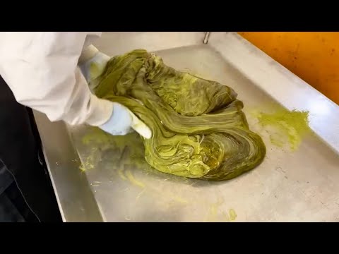 [Cena de fabricação] Como fazer doce Uji Matcha / chá verde / Kyoto / Japão