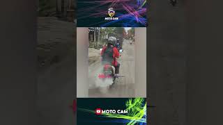 Motor matic 2 tak 😱 #ngebul #motocam