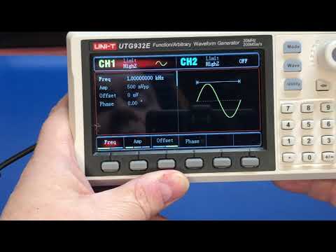 UNI-T UTG932E Function/Arbitrary Waveform Generator- 30 Mhz