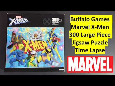 X-Men 300 Piece Puzzle Time Lapse