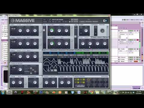 Production Tutorial #2 - Basic Electro Bass Synthesis in Massive