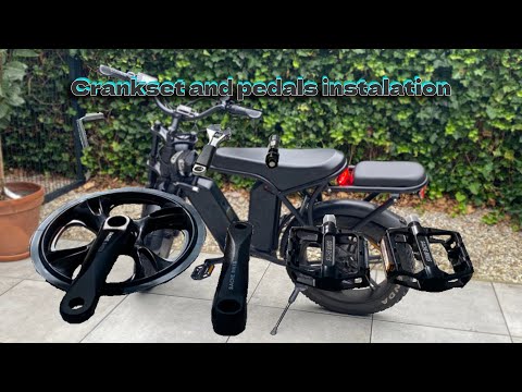 🚴‍♂ How to Install a Crankset and Pedals on a Fatbike! 🛠 Ouxi v8.1 dubbele accu.