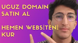 UCUZ DOMAİN SATIN ALMA | Web Sitesi Kurma İşlemleri | Domain Sorgulama