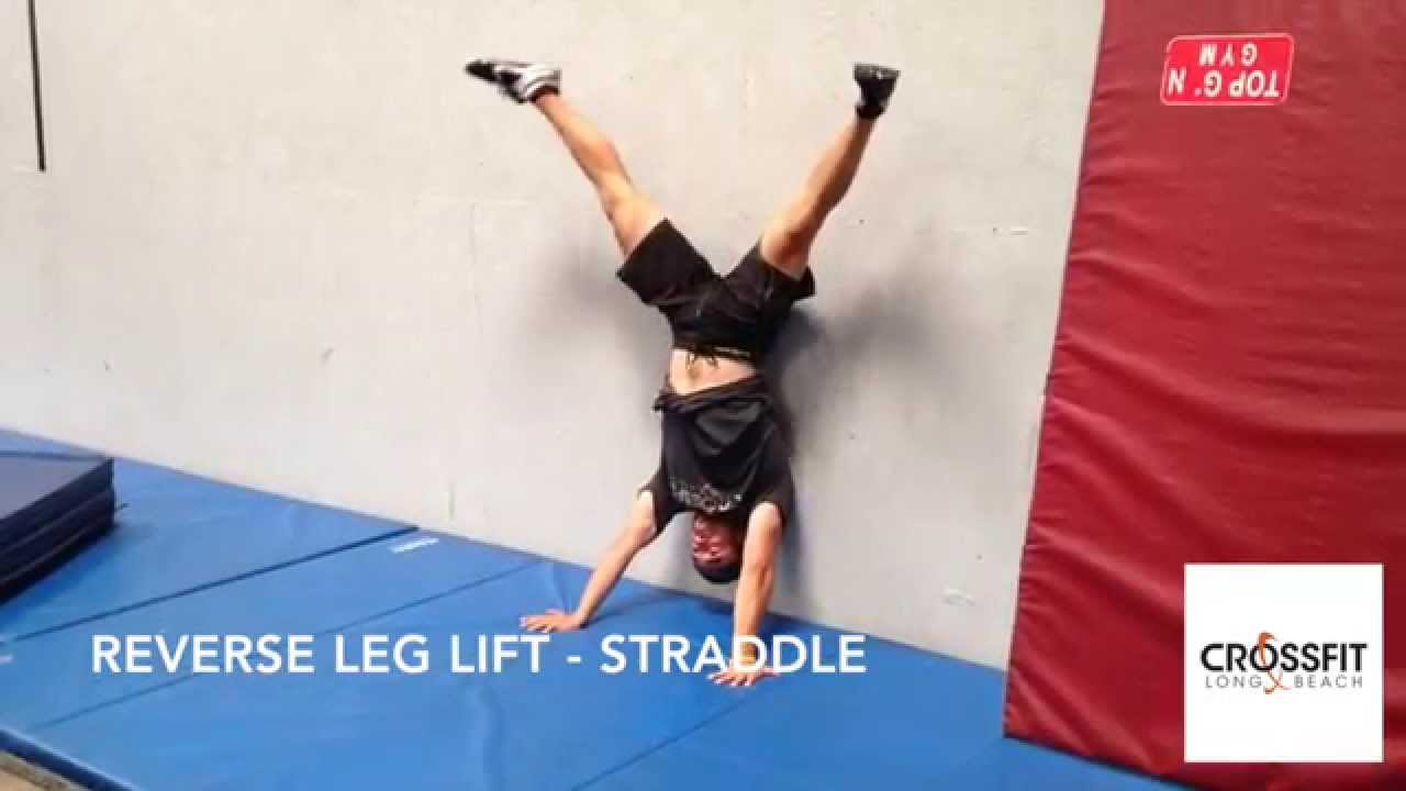Fittestry - Gymnastics WU - Straddle press/Reverse Leg Lift