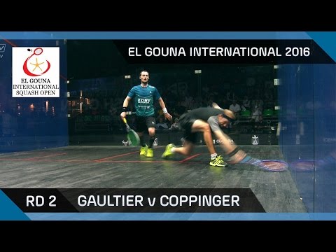 Squash: Gaultier v Coppinger - El Gouna International 2016 RD 2 Highlights