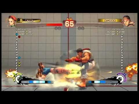 【スパ４】chiakhazan[キャミィ] vs r danteprime[リュウ].mp4