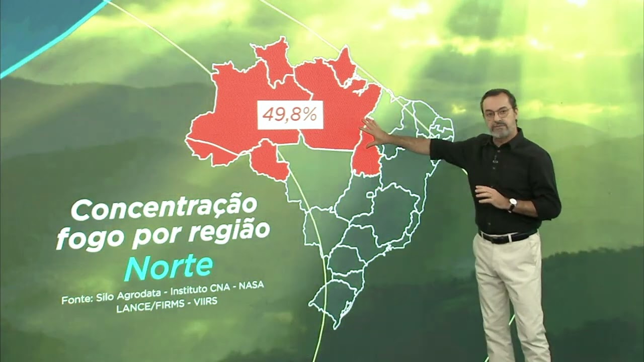 Brasil registra mais de 33 mil focos de calor em 48 horas