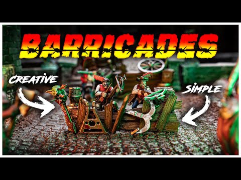 Barricades! Simple Wargaming Terrain for Warhammer and Mordheim