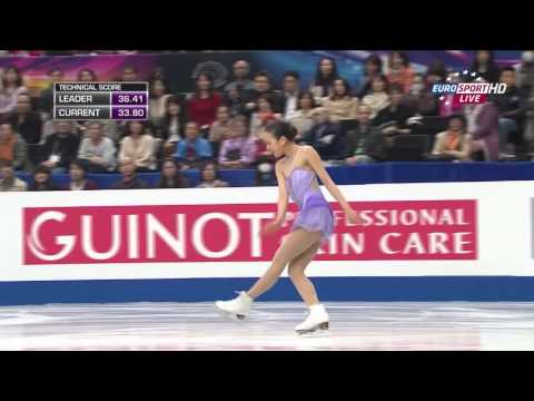 Mao Asada SP Worlds 2014 (Eurosport)