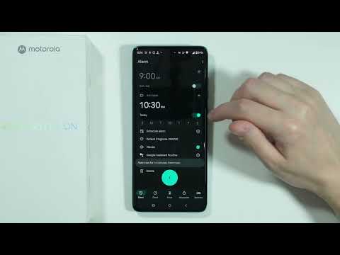 Motorola Edge 60 Fusion: How to Set Up Alarm Clock