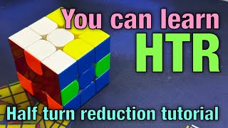 HTR (Half Turn Reduction) Tutorial for Fewest Moves Solving using Hyper Parity 