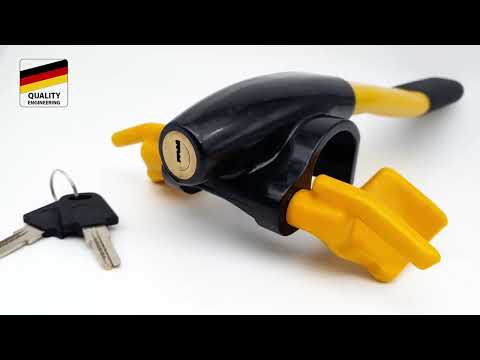 KRASER KR855Y Volant Barre Antivol Haute Sécurité Universel Voiture SUV Van Camion Caravane