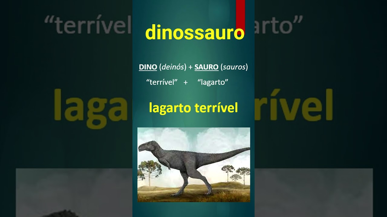 Significado de DINOSSAURO #shorts