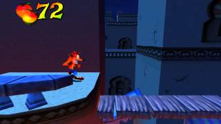 Crash Bandicoot: Warped 105% Walkthrough HD - Part 24: Flaming Passion