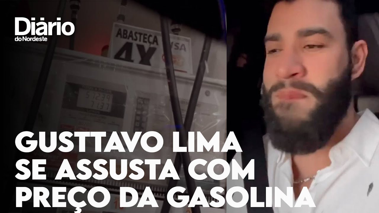 Imagem da notícia Gusttavo Lima se assusta com preço da gasolina ao abastecer carro: 'é trabalhar e cantar'