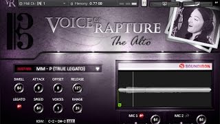 Video thumbnail for Soundiron Voice Of Rapture: The Alto  - solo alto vocal library walk-through by Soundiron
