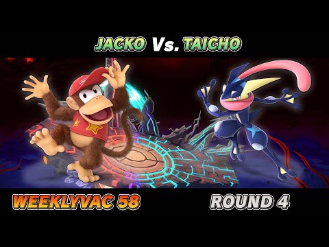 WeeklyVac 58 - SSBU - Jacko (Diddy Kong) vs Taicho (Greninja)