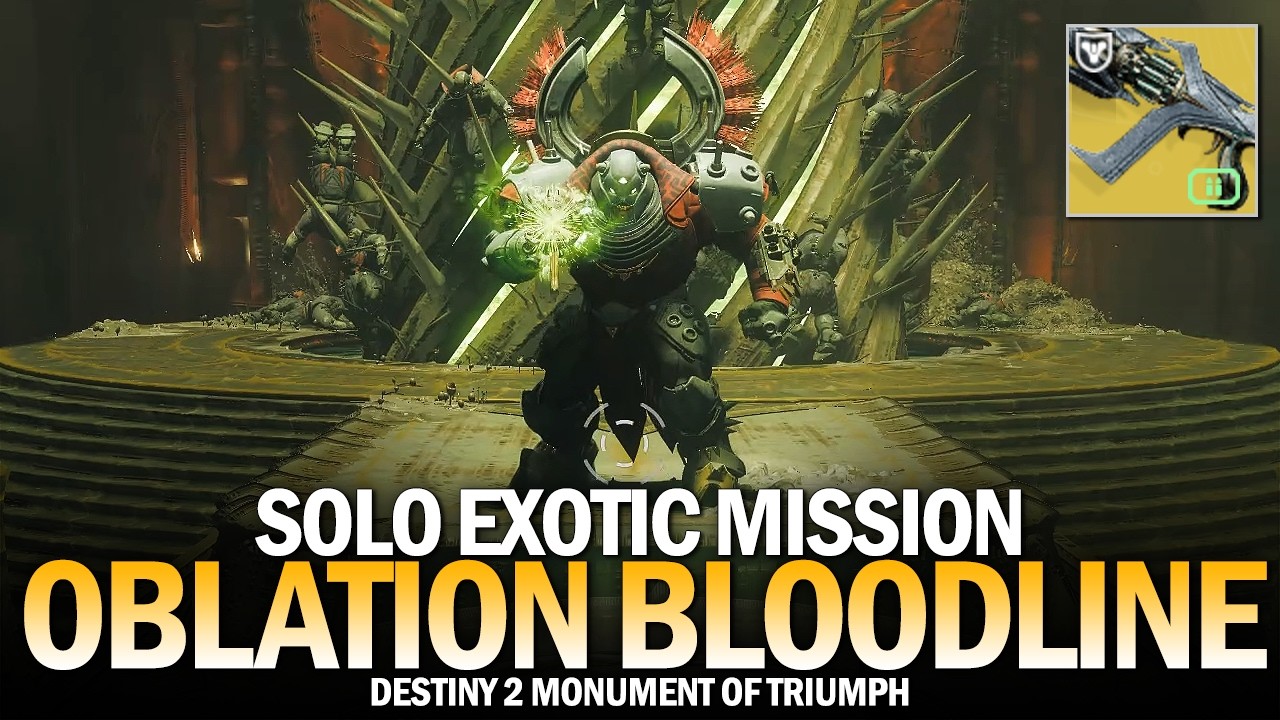 Solo New Exotic Mission "Oblation: Bloodline" - Cull's Shadow Exotic (First Completion) [Destiny 2]