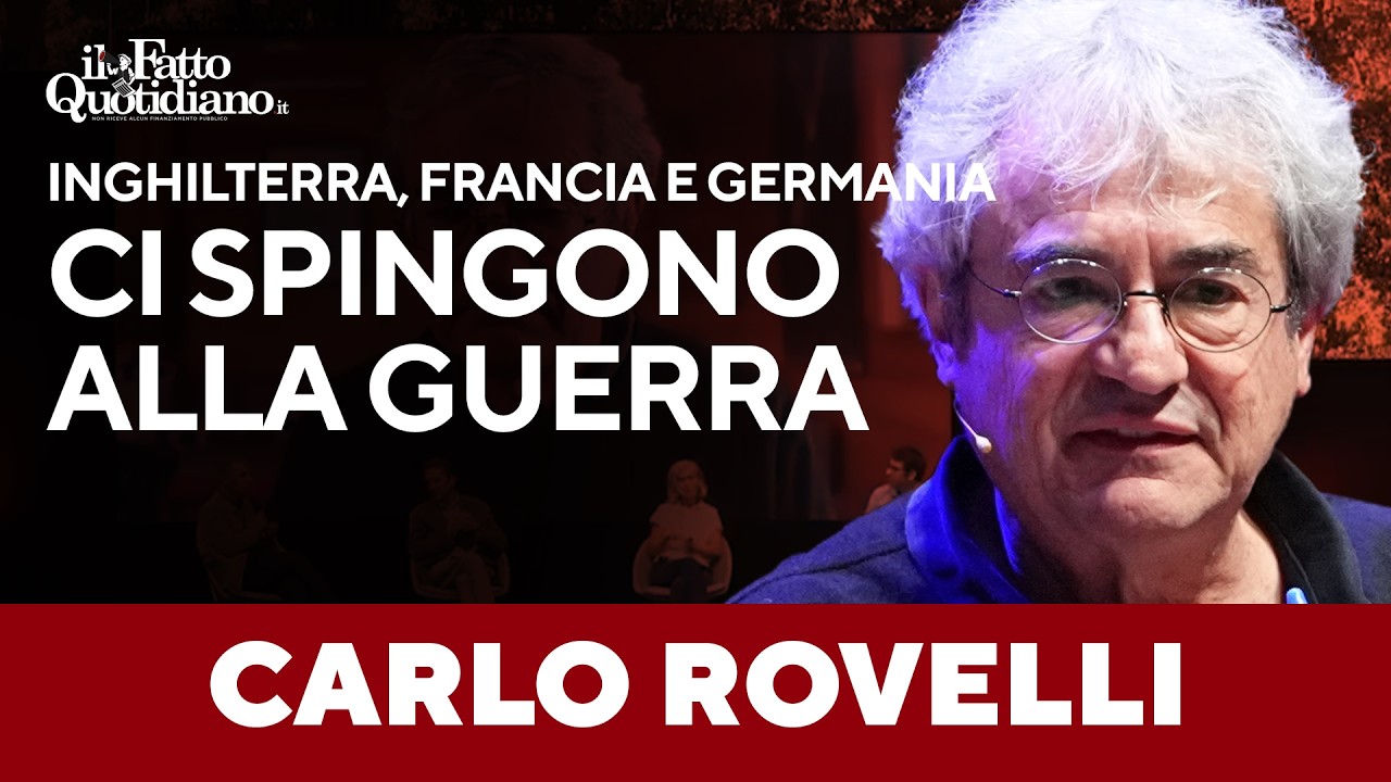 Rovelli contro Crosetto: “Non appropriato un ministro della difesa che viene dal mondo delle armi”