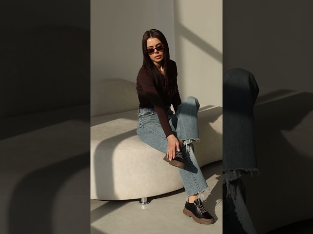 Чоботи жіночі шкіряні байка хутро 592641 Чорний Кросівки жіночі шкіряні 591680 Чорні