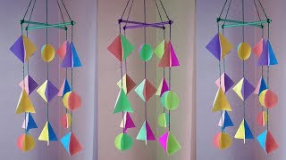 DIY: Wind chime !!! How to Make Paper Wind Chimes 