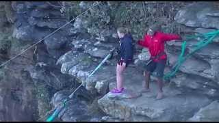 preview picture of video 'My Oribi Gorge Bungee Swing from my trip to South Africa'