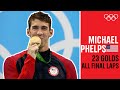 Every Michael Phelps Gold Medal Final Lap
