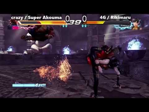 Crazy | Super Akouma vs. 4G | Rikimaru @Iron Fist Tournament #1 - Tekken 7