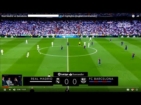 Live Streaming El clasico 4k Real Madrid VS Barcelona