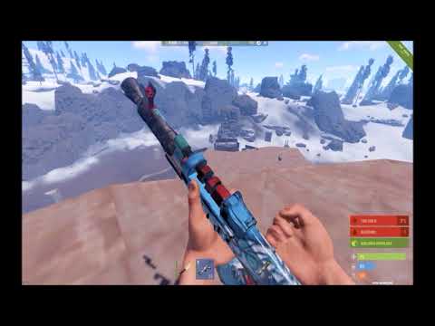 Rust(Modded Server) defense against huge clan 5+ vs 1
