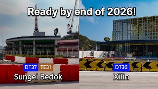 Upcoming Stations Exits Preview on Aug 2026 (Part 1): DT37/TE31 Sungei Bedok and DT36 Xilin