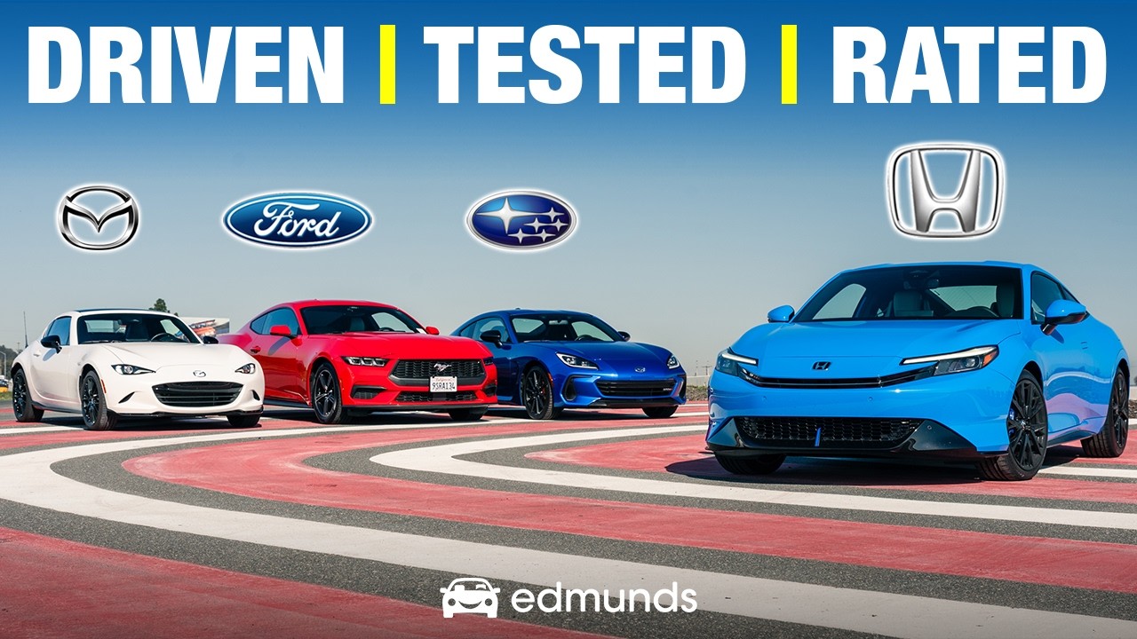 TESTED: New Honda Prelude vs. Ford Mustang vs. Subaru BRZ vs. Mazda MX-5 Miata