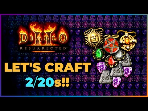 In the Search of the Perfect Amulet! - 100 Caster Amulet Crafts #2 - Diablo 2 Resurrected