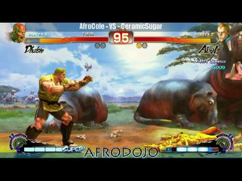 SSF4 - AFRODOJO 7/15/2010 - AfroCole(Dhalsim) vs CeramicSugar(Abel)