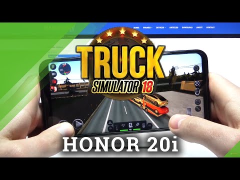 Gaming Performance Test on Honor 20i - Truck Simulator 2018 Gameplay