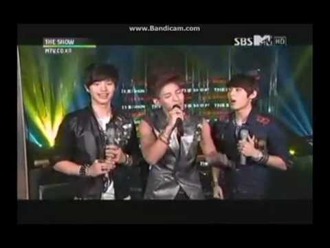 120622 The Show MC Cut - Minhyuk & Sungjae ( + Daniel )