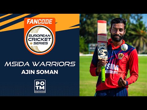 POTM: A.Soman - 2nd QF - SOC vs MSW | Highlights | FanCode ECS Malta, 2022 Day 11 | ECS22.668