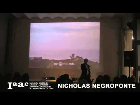 IAAC Lecture Series 2013 - Nicholas Negroponte