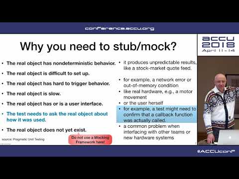 Mocking Framworks considered, harmful?! - Peter Sommerlad [ACCU2018]