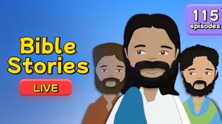 115 Bible Stories For Kids | Live 24/7