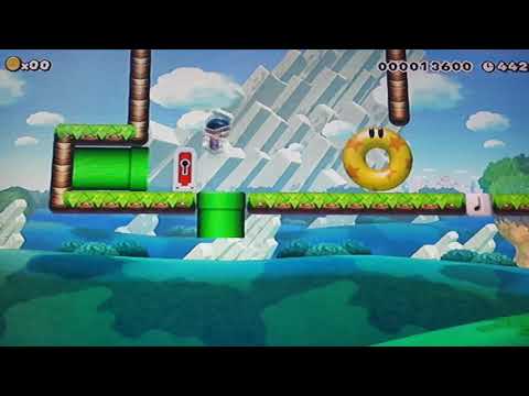 Super Mario Maker - Level Gameplay : Bowling level