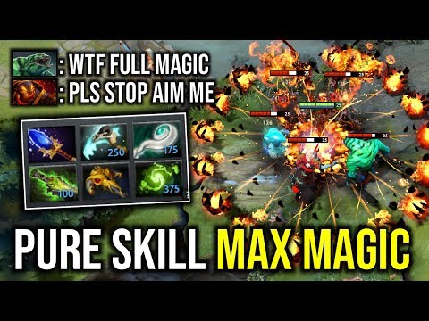 FULL MAGIC BURST..!! Scepter + Refresher Shadow Fiend Imba Magic DMG 7.22d | Dota 2