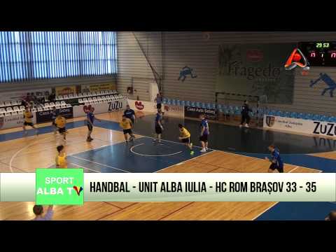 HANDBAL   UNIT ALBA IULIA   HC ROM BRASOV 33   35