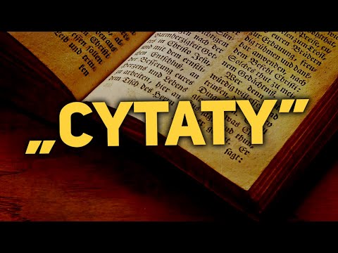 CYTATY, MĄDRE RADY, ZŁOTE MYŚLI