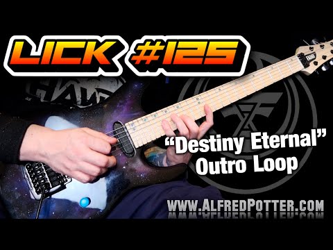 Lick #125 - "Destiny Eternal" Outro Diminished Loop