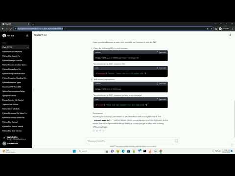 Python Flask Api Get Request Parameters