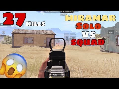 [PUBG MOBILE] Miramar 🔥27 KILLS🔥 | SOLO vs SQUAD | MotherFoca